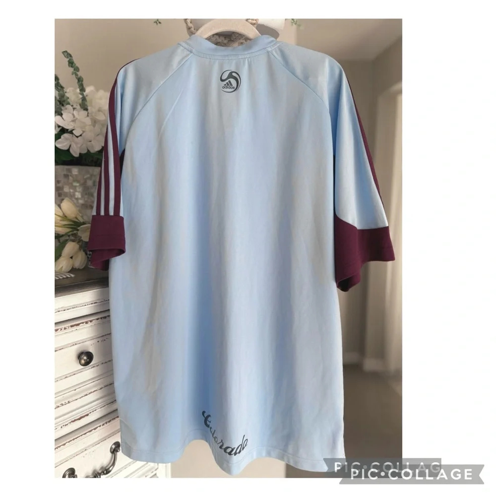 VINTAGE 2008 ADIDAS COLORADO RAPIDS JERSEY SOCCER MLS AUTHENTIC SOCCER SHIRT - Picture 3 of 5